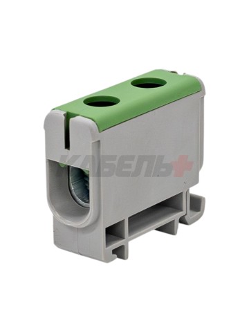 Клемма вводная силовая КВС 6-50 кв.мм. зеленая TDM