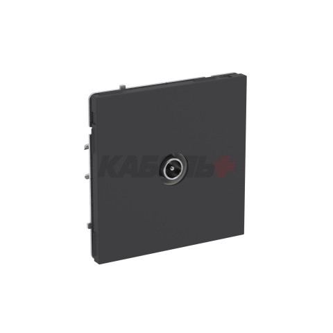 Розетка TV оконечная, KANT, черный уголь DKC