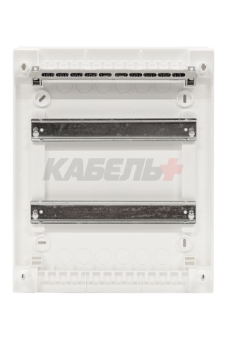 N24-ALFA W, Щит навесной, 2 ряда, 24+4 мод., белая дверца, IP40