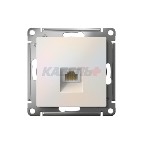 ATLASDESIGN РОЗЕТКА компьютерная RJ45 кат. 5e, механизм, ЖЕМЧУГ