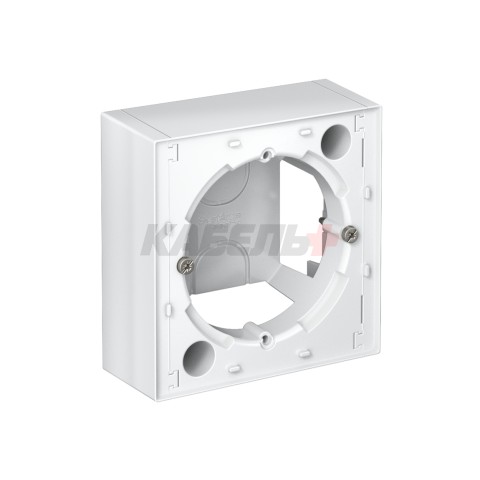 ATLASDESIGN КОРОБКА для наружного монтажа, БЕЛЫЙ