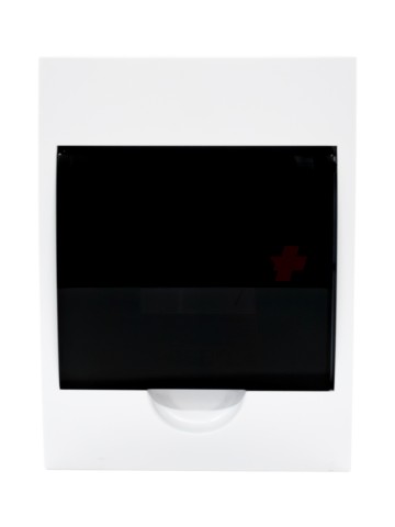 Корпус пластиковый ЩРН-П-6 черн. прозр. дверь IP41 GENERICA