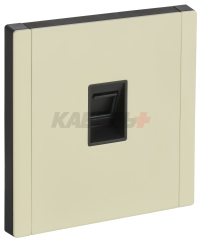 FORTE&PIANO Розетка компьютерная RJ45 кат.5E FP832M металл серый сланец IEK
