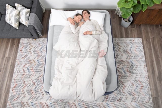 6716P Кровать надувая "Tritech" 152x203x51см с встр.насосом 220В, BESTWAY