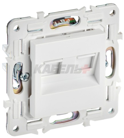 SKANDY Розетка компьютерная двойная RJ45 кат.6 SK-K04W арктический белый IEK