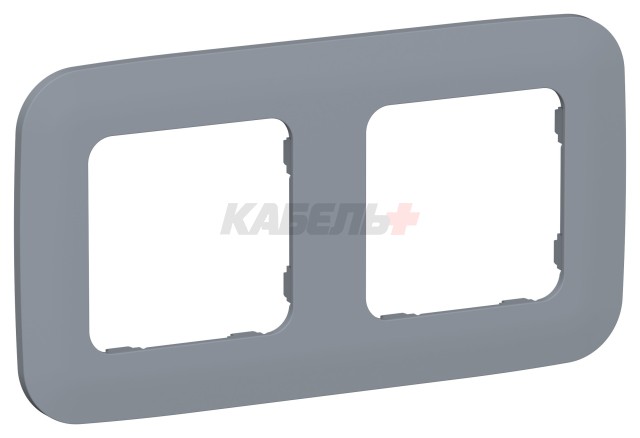 FLITE Рамка 2-местная РУ-2-А-ФлМ маренго IEK