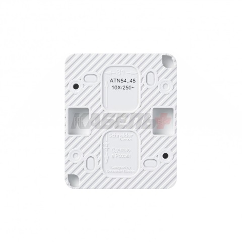 ATLASDESIGN PROFI IP54 О/У РОЗЕТКА с заземлением со шторками, 16А, БЕЛЫЙ