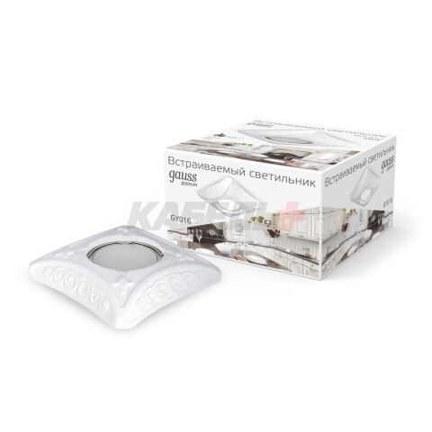 Светильник Gauss Gypsum Exclusive GY016 белый, Gu5.3 1/24