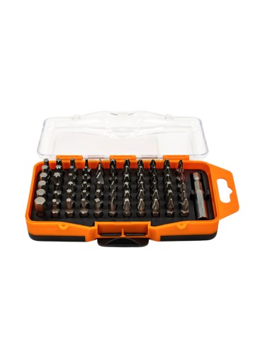 Набор бит №4, 66 бит: SL, PH, PZ, HEX, TORX, SQ, удлинитель, сталь CR-V, в пласт. держ.«Алмаз» TDM