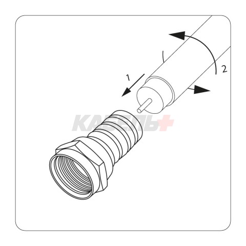 F-разъем RG-59 PROconnect