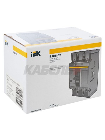 Выключатель автоматический ВА88-32 3Р 63А 25кА MASTER IEK