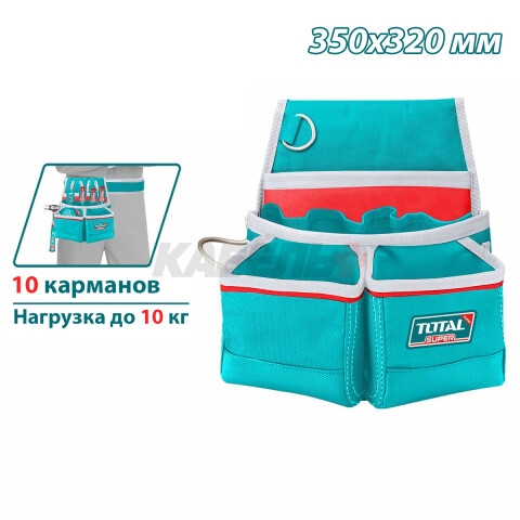 Сумка на пояс для инструментов TOTAL THT16P10125