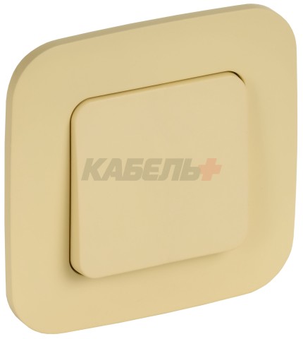 FLITE Выключатель 1-клавишный 10А ВС11-1-0-ФлН навахо IEK