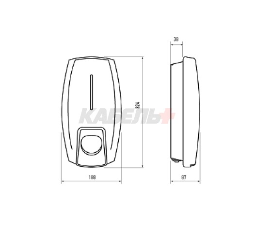 Зарядная станция для электромобиля PVC-02 380V-16A-11kW