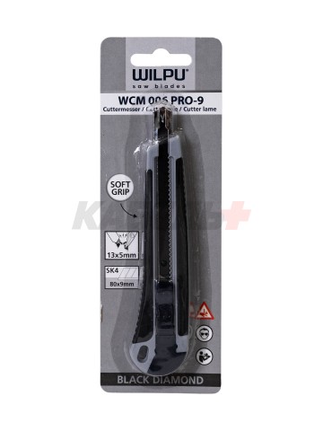 Нож строительный выдвижной WCM006 PRO WILPU