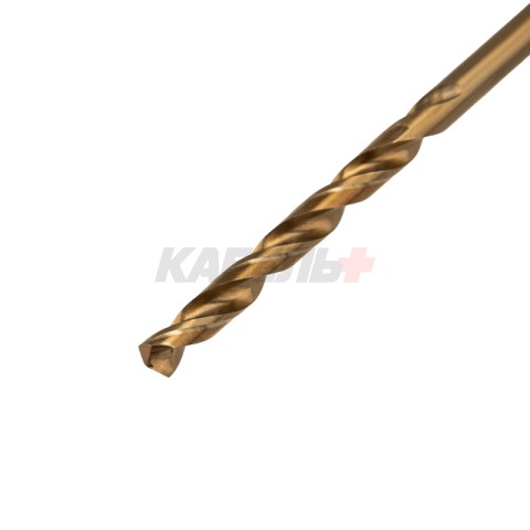 Набор сверл по металлу «Кобальт», 1,5-10 мм, Р6М5К5, шестигранный хвостовик, 10 шт. KRANZ