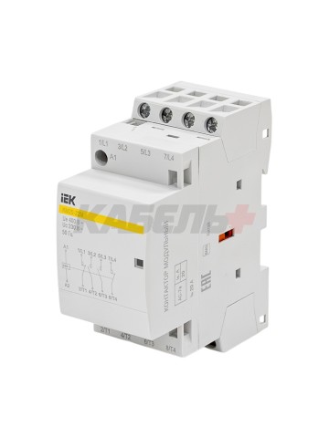 Контактор модульный КМ20-22М AC IEK