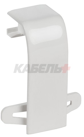 DLP Накладка на стык профиля 105х50мм белая