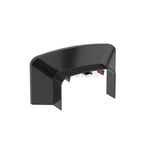 Ввод в стену/потолок 90х50 мм, черный DKC