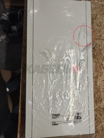 Щит скрытой установки 60 мест, QC клеммы, (881х348х89), IP-30 // Hager - Volta (Белая дверь)