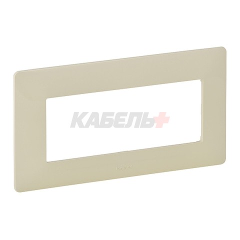 Valena Life - Рамка 5 модулей без перегородок, слоновая кость