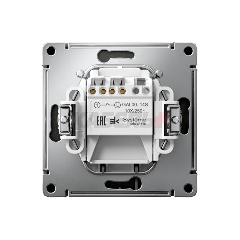 ARTGALLERY ВЫКЛЮЧАТЕЛЬ карточный 10А, без задержки времени, быстр.клемм., БАЗАЛЬТ