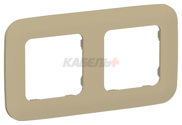 FLITE Рамка 2-местная РУ-2-А-ФлХ хаки IEK