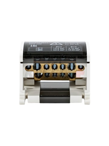 Модульный распределительный блок на DIN-рейку МРБ-100 2П 100А 2х7 групп TDM