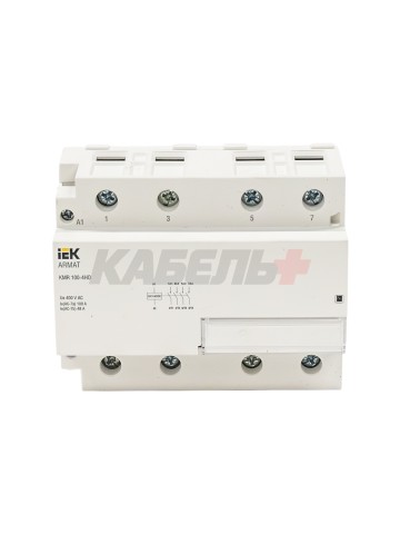 ARMAT Контактор модульный KMR 100А 24В AC/DC 4НО IEK