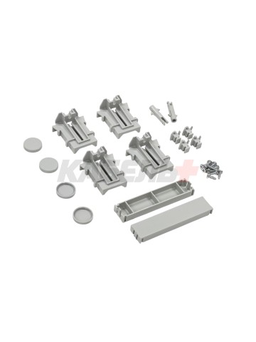 TEKFOR Корпус пластиковый КМПн-24 IP65 серая непрозрачная дверь IEK