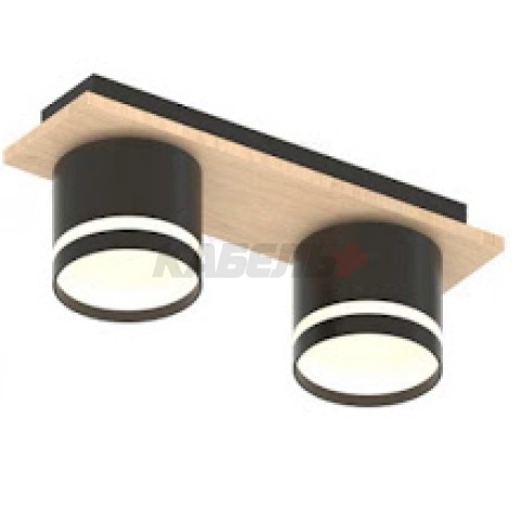 Светильник X4516/2 черный/дерево