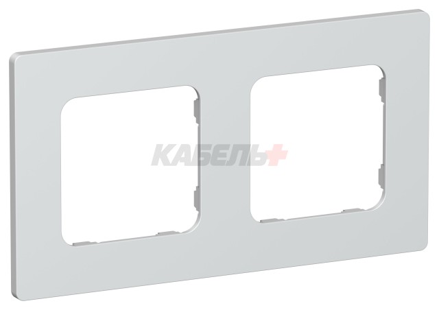 FLITE Рамка 2-местная РУ-2-К-ФлЖ жемчуг IEK