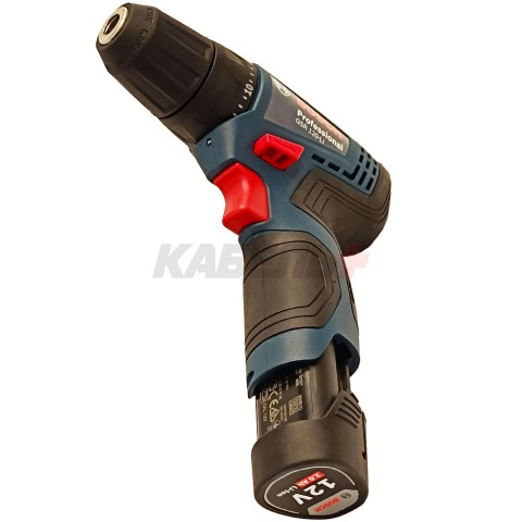 Шуруповерт GSR 120-LI аккумуляторный (30Nm / 2*2.0Ah / Кейс), BOSCH