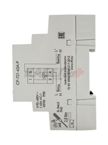 Реле контроля напряжения CP-721-63A-P