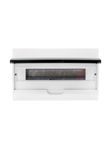 Корпус пластиковый ЩРН-П-18 черн. прозр. дверь IP41 GENERICA
