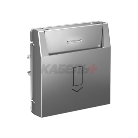 ARTGALLERY ВЫКЛЮЧАТЕЛЬ карточный 10А, без задержки времени, быстр.клемм., СТАЛЬ