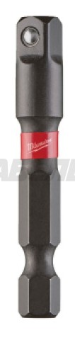 Переходник с 1/4"HEX на 1/4"квадратный хвостовик Milwaukee