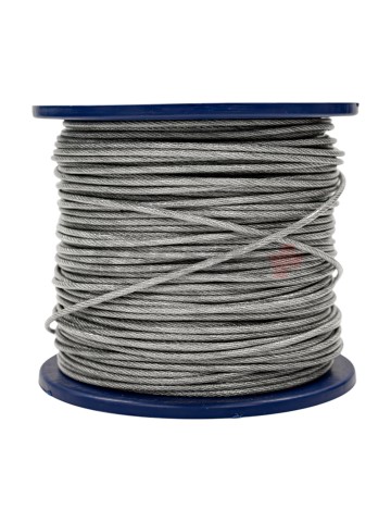 DIN 3055 Трос сталь в ПВХ SWR M 3 PVC М 4 (200м)
