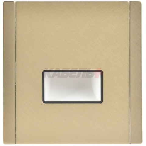 FORTE&PIANO Подсветка LED встраиваемая FP657M металл шампань IEK