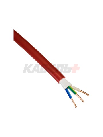 Кабель ВВГнг(А)-LS 3х6 ок(N,PE) - 0,66 красный