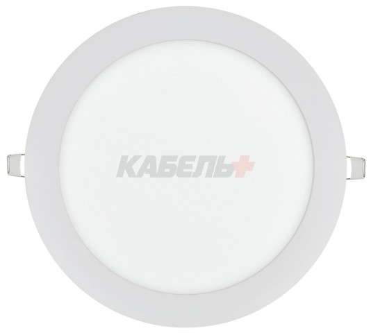 Светильник ДВО 1608 белый, круг LED 18Вт 6500 IP20 IEK.