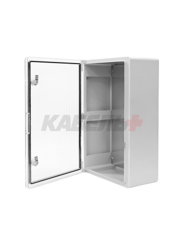 ПАНЕЛЬ ABS С ПЛАСТИКОВОЙ ПРОЗРАЧНОЙ КРЫШКОЙ 40X60X20