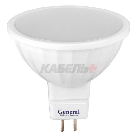 Лампа Светодиодная General GLDEN-MR16-10-GU5.3-12-4500 1/10/100