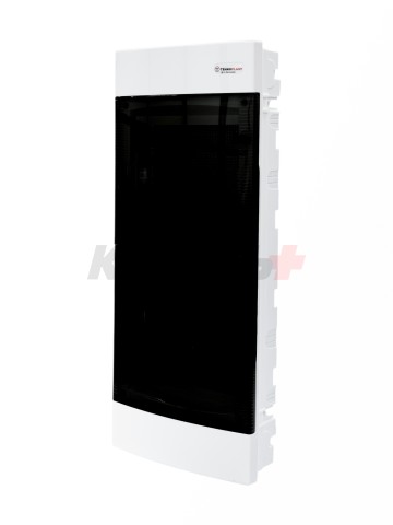 U48C IT, Щит встраиваемый мультимедийный, 4 ряда, прозрач. дверца, IP40