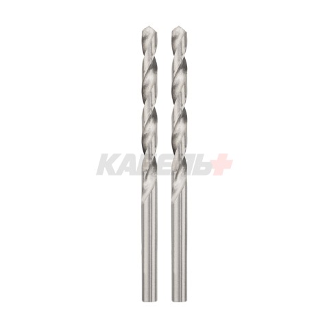 Сверло по металлу 2х49х24мм (HSS), DIN 338, 2 шт. в упаковке KRANZ