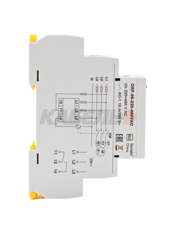 Реле контроля фаз ORF-06 трехфазное 220-460В AC IEK
