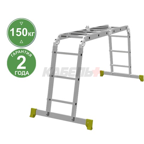 Лестница - трансформер четырёхсекционная ал. 4х3 серия NV232 Новая высота