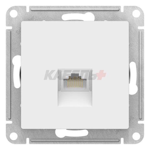 ATLASDESIGN РОЗЕТКА компьютерная RJ45, кат. 6A, механизм, ЛОТОС