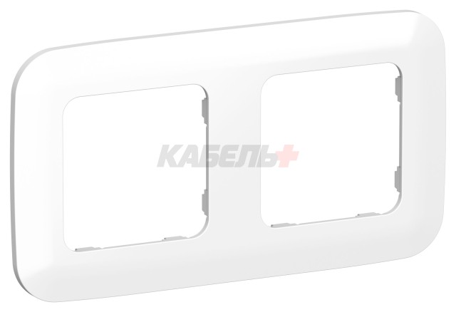 FLITE Рамка 2-местная РУ-2-А-ФлБ белый IEK