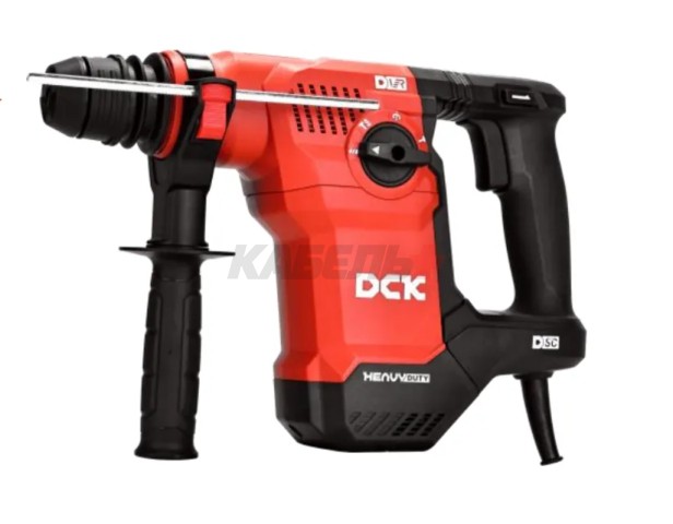 Перфоратор DCK KRH1200-30, SDS+, 1200Вт, 3.7Дж, 930уд/мин, 5300об/мин, сменный патрон